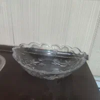 کریستاله گل یاقوت واستکان لب طلایی