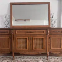 کنسول و میز ال سی دی و جاکفشی ۶ پایه منبت