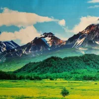پرده جمع شو با تصویر منظره طبیعت