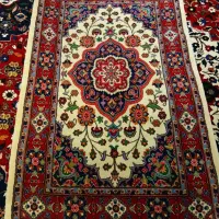 یک جفت فرش دستباف گلپایگان نو و آکبند