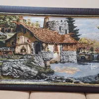 تابلو نقاشی پارچه ای