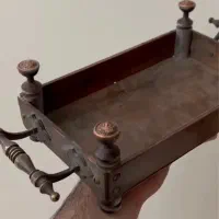 منقل مسی آنتیک|کلکسیون اشیاء عتیقه|یزد, |دیوار