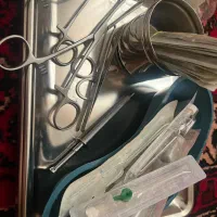 کلی لوازم پرسینگ چال لپ میکرودرمال نخ بخیه آنژیوکت