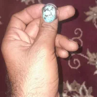 انگشتر فیروزه نیشاپور نقره عیار بالا ۹۲۵ دست ساز