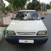 پراید مدل85 یک گلگیر رنگ شاسی پلم