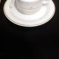یک دست فنجان چینی زرین