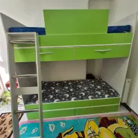 تخت دو طبقه نوجوان جنس ام دی اف درجه یک