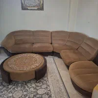 مبل L شکل در حد نو تمیز و سالم|مبلمان خانگی و میز عسلی|تهران, شاهین|دیوار