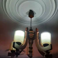 ۳ عدد لوستر چوبی در حد نو