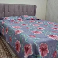 تخت دونفره روکش مخملی