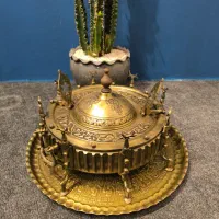 ست منقل قلم کاری شده خان با سینی|کلکسیون اشیاء عتیقه|تهران, شوش|دیوار