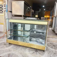 یخچال مکعبی ویترینی زیر ترازو پشت وانتی درحدنونو