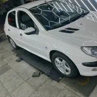 پژو 206 تیپ ۵ مدل ۹۳ سفید