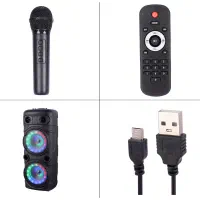 اسپیکر پارتی باکس ۸۰ سانت باند شارژی zqs 8210s|پخش‌کننده همراه|تهران, نازی‌آباد|دیوار