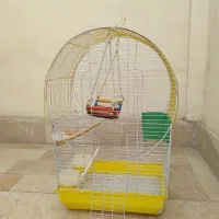 قفس بزرگ با وسایل کامل