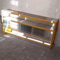 ویترین فلزی 2متری