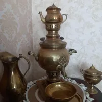 سماور زغالی برنجی