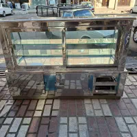 یخچال ویترینی تمام استیل۲متری موتور فرانسه شیر دار|فروشگاه و مغازه|تهران, تهرانسر شرقی|دیوار