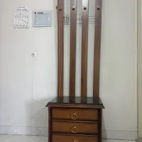 چوب لباسی ۳ کشو چوبی
