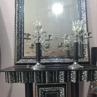 آینه وشمعدان وکنسول