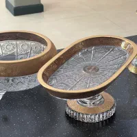 ظروف کریستال ورق طلا|ظروف سرو و پذیرایی|تهران, ولنجک|دیوار