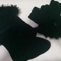 پاپوش چکمه ای بافت