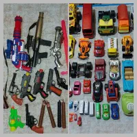 اسباب بازی ارزان حراجی تفنگ ماشین موتور