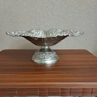 ظرف دکوری رنگ سیلور