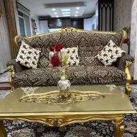 مبل 9 نفره سلطنتی با کیفیت|مبلمان خانگی و میز عسلی|دورود, |دیوار