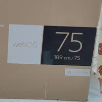 کارتون خالی تلوزیون 75اینچ ال جی QNED86
