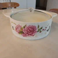 ظرف سوپ خوری طرح گل