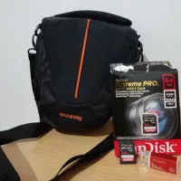 کیف دوربین برند کیس فایر  و رم ۶۴گیگSanDisk