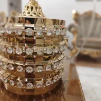 لوستر طلایی|لوستر و چراغ آویز|تهران, جنت‌آباد شمالی|دیوار