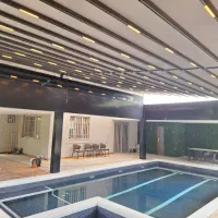 سقف متحرک و شیشه گیوتینی