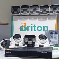 پک دوربین 8تایی مداربسته انتقال تصویر بدون قطعی**