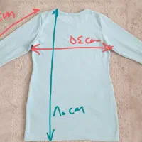 بلوز( دورس) دخترانه آبی داخل کرکی|لباس|تهران, تهرانپارس جنوبی|دیوار