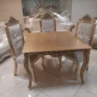مبل شزلون کلاسیک ۸نفره با غذاخوری ۴ نفره با کیفیت|مبلمان خانگی و میز عسلی|مشکین‌دشت, |دیوار