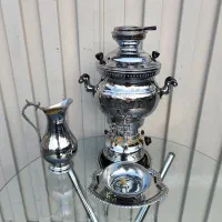 سرویس سماور گازی ۸ لیتر نو طرح جدید مناسب جهیزیه