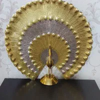 طاووس برنز یا برنزی دکوری درحدنو کاره خاص