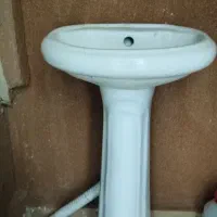 روشویی بهمراه لوله فاضلاب