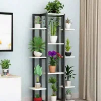 تولیدی استند گل و گلدان مدرن چند طبقه فلزی و چوبی|گل و گیاه طبیعی|اصفهان, طاحونه|دیوار