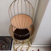 قفس دکوری و جلو مبلی آینه ای تکی