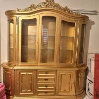 ویترین چوب راش اصل دوتکه توافقی