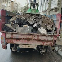 حمل خاک نخاله نیسان کمپرسی مصالح