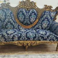 مبل سلطنتی رنگ سرمه ای|مبلمان خانگی و میز عسلی|بندرعباس, |دیوار