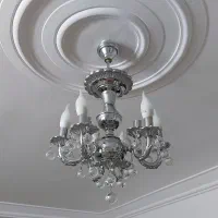 لوستر ۳ شاخه نقره ای