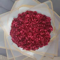 دسته گل روبانی جاودان