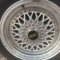 رینگ BBS 16 با لاستیک|قطعات یدکی و لوازم جانبی|لامرد, |دیوار