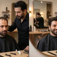 نصب پروتز مو و تعویض چسب