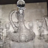 تنگ و گیلاس کلکسیونی اصل چک  تراش خورده دست